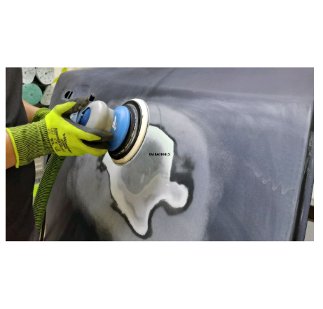 공압 샌더의 안전한 작동