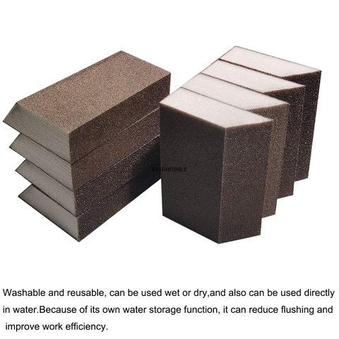 목재 금속 연마를위한 베벨 엣지 스폰지 모래