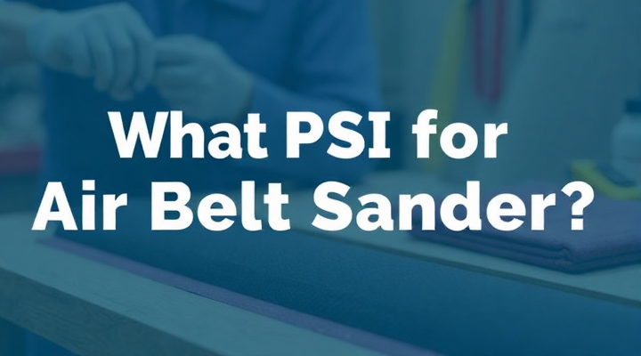 에어 벨트 샌더의 경우 어떤 psi?